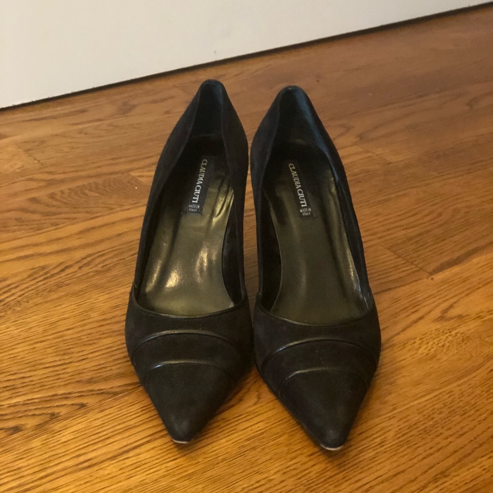 Suede Claudia Ciuti pointed heels
